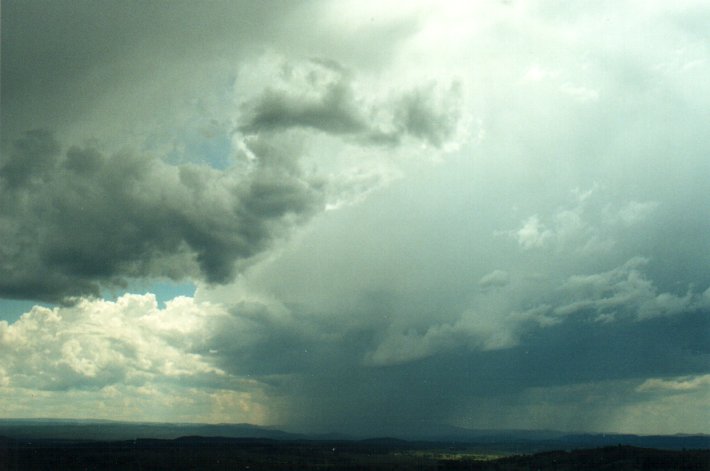 cumulonimbus thunderstorm_base : Richmond Range, NSW   4 November 2000