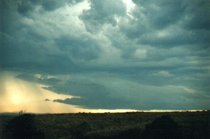 cumulonimbus thunderstorm_base : Parrots Nest, NSW   4 November 2000