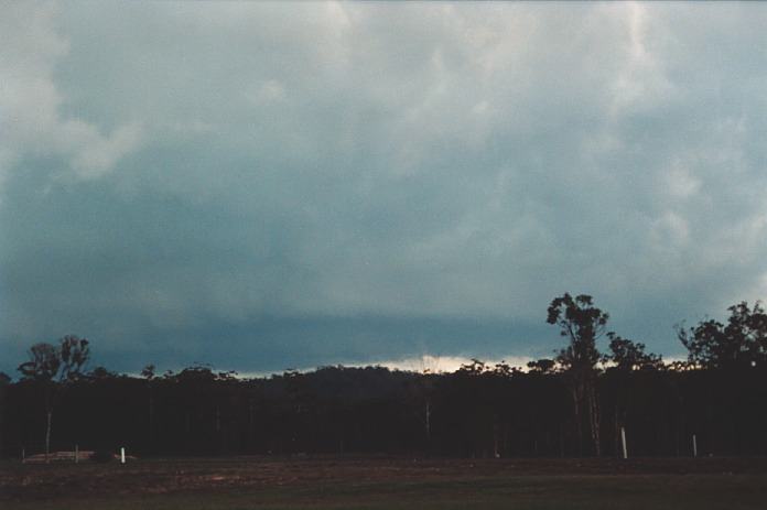 cumulonimbus supercell_thunderstorm : Coffs Harbour, NSW   5 November 2000