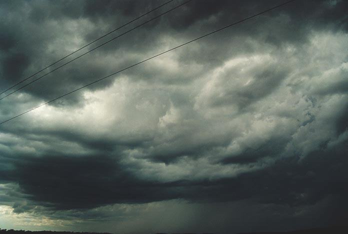 cumulonimbus thunderstorm_base : W of Inverell, NSW   4 December 2000