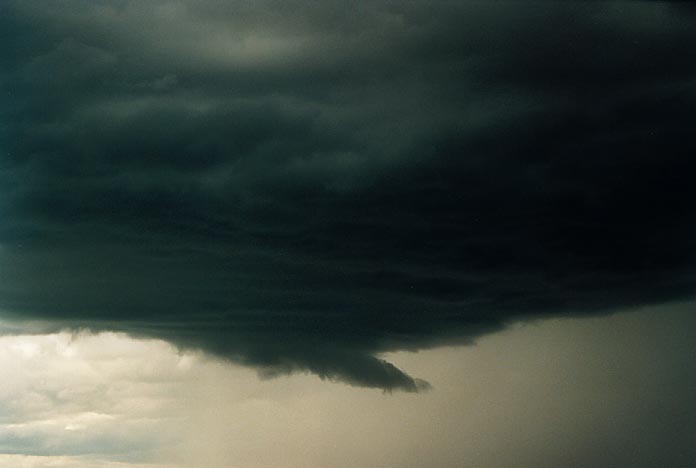 wallcloud thunderstorm_wall_cloud : W of Inverell, NSW   4 December 2000