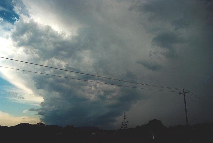 cumulonimbus thunderstorm_base : Wauchope, NSW   7 December 2000