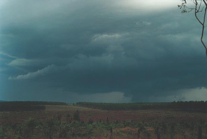 wallcloud thunderstorm_wall_cloud : N of Grafton, NSW   8 December 2000