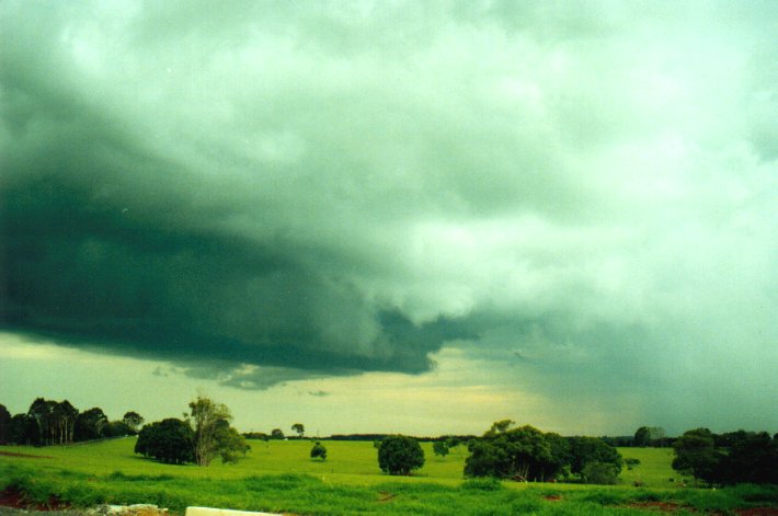 raincascade precipitation_cascade : Wollongbar, NSW   8 December 2000