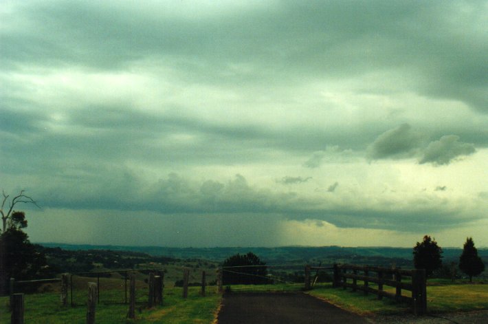 cumulonimbus thunderstorm_base : McLeans Ridges, NSW   27 December 2000