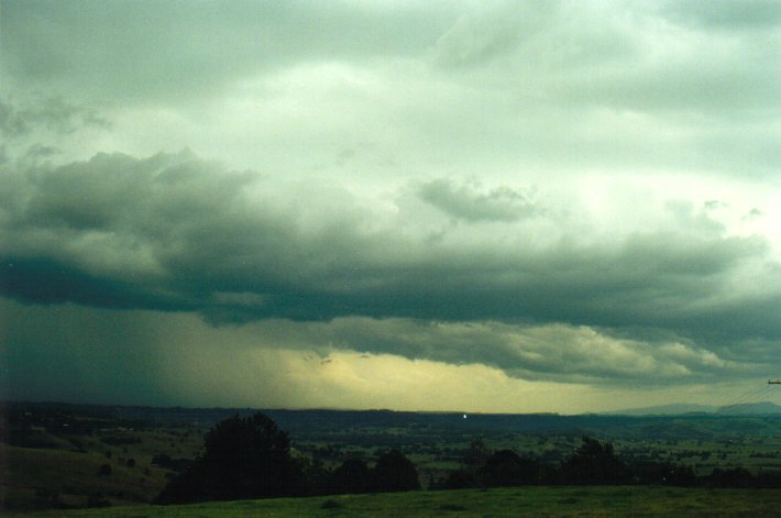 raincascade precipitation_cascade : McLeans Ridges, NSW   27 December 2000