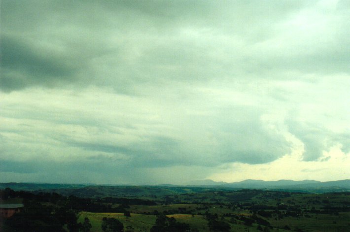 cumulonimbus thunderstorm_base : McLeans Ridges, NSW   27 December 2000