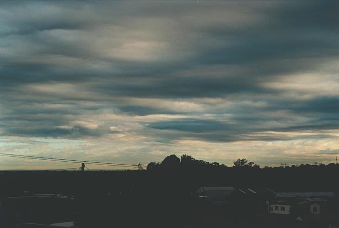 altocumulus castellanus : Schofields, NSW   28 March 2001