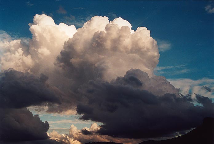 thunderstorm cumulonimbus_calvus : Gloucester, NSW   27 April 2001