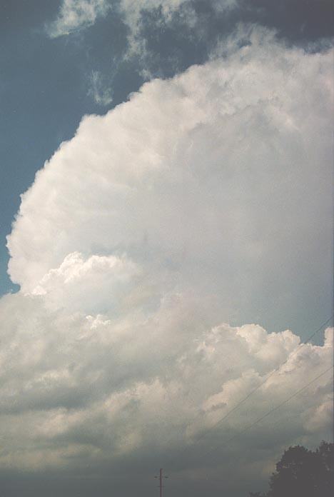 anvil thunderstorm_anvils : N of Konowa, Oklahoma, USA   20 May 2001