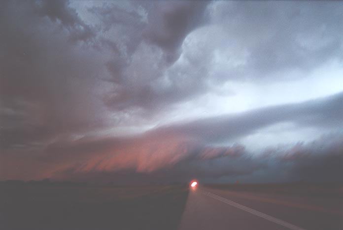 shelfcloud shelf_cloud : W of Woodward, Oklahoma, USA   27 May 2001