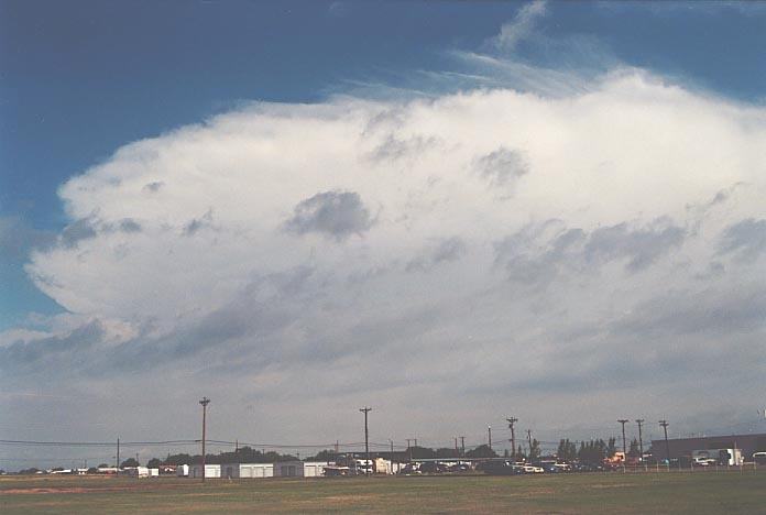 thunderstorm cumulonimbus_incus : Dumas, Texas, USA   29 May 2001