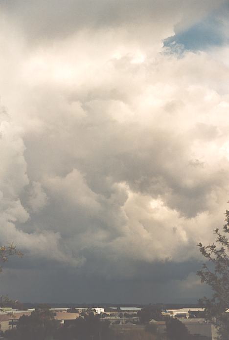 cumulonimbus thunderstorm_base : Evans High Blacktown, NSW   12 September 2001