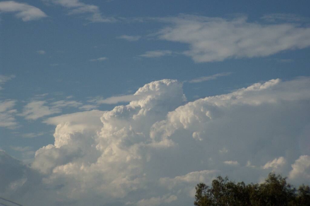 pileus pileus_cap_cloud : near Lismore, NSW   14 September 2001