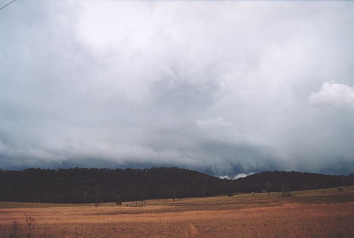 shelfcloud shelf_cloud : S of Bulahdelah, NSW   3 October 2001