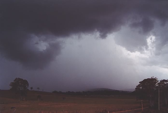 cumulonimbus thunderstorm_base : Booral, NSW   11 November 2001