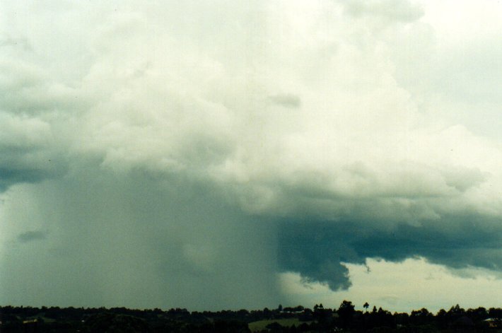 cumulonimbus thunderstorm_base : near Lismore, NSW   11 November 2001