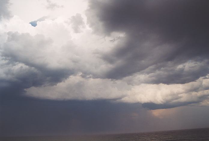 cumulonimbus thunderstorm_base : North Beach, NSW   4 December 2001