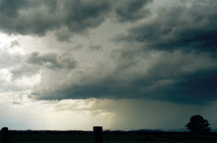 cumulonimbus thunderstorm_base : N of Casino, NSW   30 December 2001