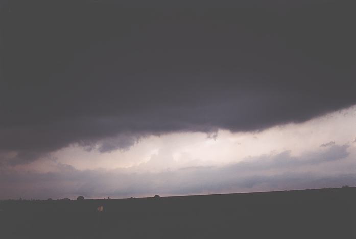 cumulonimbus thunderstorm_base : near McPherson, Kansas, USA   11 May 2002
