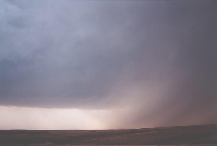 cumulonimbus thunderstorm_base : near Hays, Kansas, USA   22 May 2002