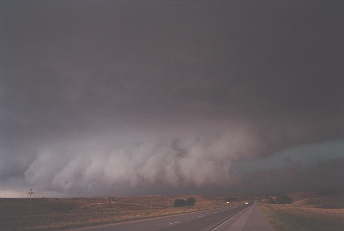 shelfcloud shelf_cloud : near Stratton, Colorado, USA   3 June 2002