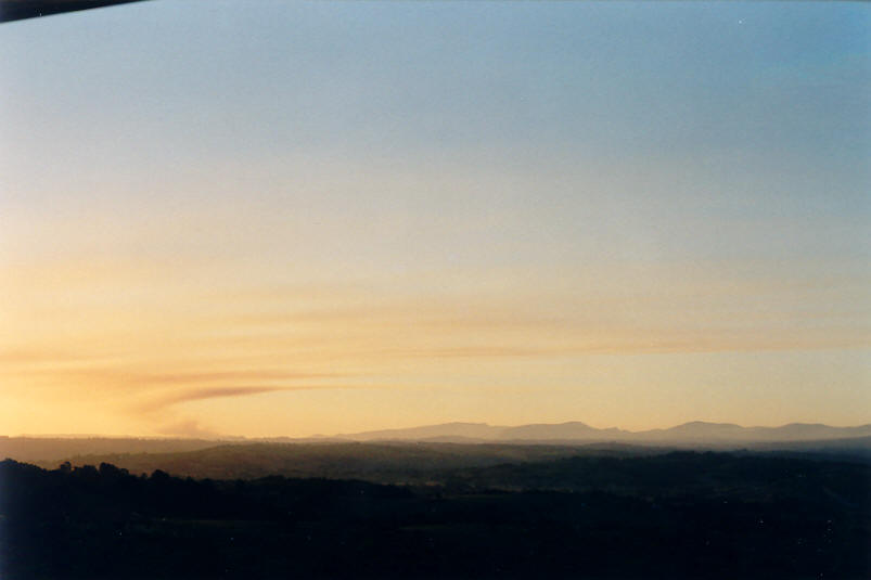 bushfire wild_fire : McLeans Ridges, NSW   26 July 2002