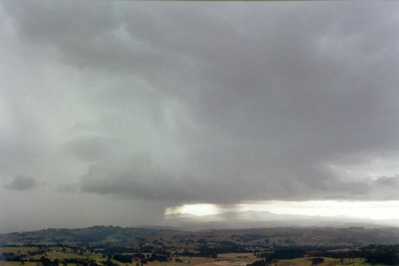 cumulonimbus thunderstorm_base : McLeans Ridges, NSW   23 August 2002