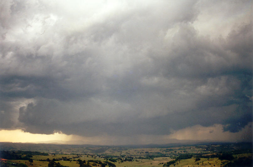 raincascade precipitation_cascade : McLeans Ridges, NSW   23 September 2002