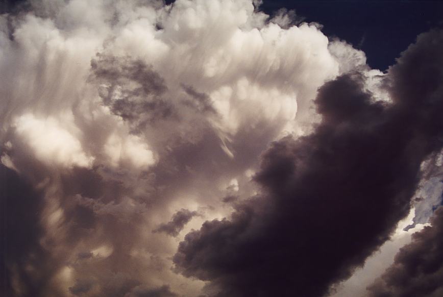 anvil thunderstorm_anvils : Jerrys Plains, NSW   13 October 2002