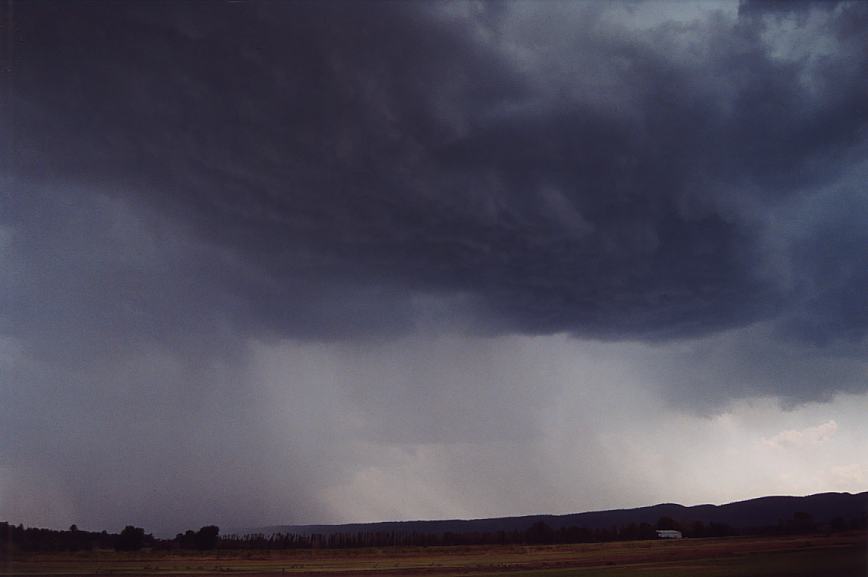 cumulonimbus thunderstorm_base : Agnes Banks, NSW   12 February 2003