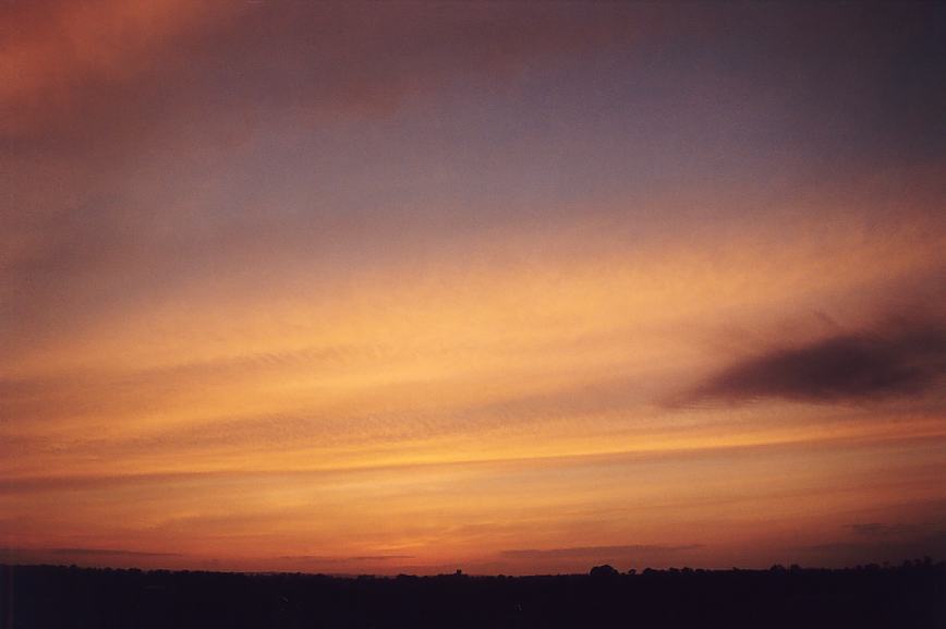 sunrise sunrise_pictures : Schofields, NSW   20 February 2003