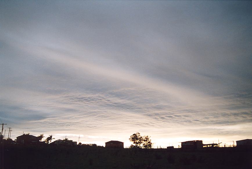 altostratus altostratus_cloud : Schofields, NSW   28 February 2003