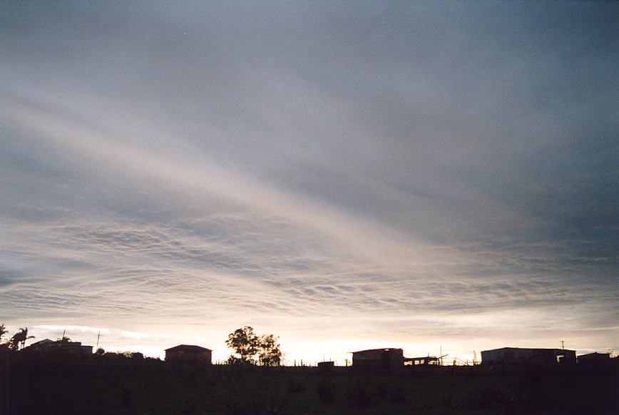 altostratus altostratus_cloud : Schofields, NSW   28 February 2003