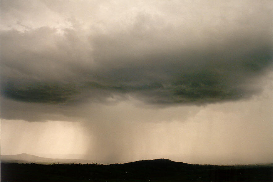 cumulonimbus thunderstorm_base : Mallanganee NSW   16 March 2003