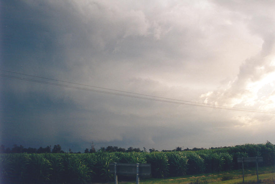 cumulonimbus thunderstorm_base : Woodburn, NSW   30 March 2003