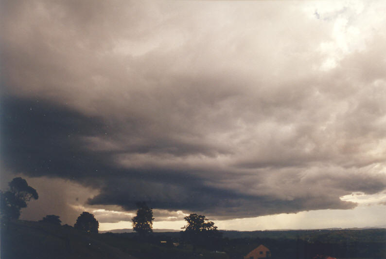 cumulonimbus thunderstorm_base : McLeans Ridges, NSW   3 April 2003