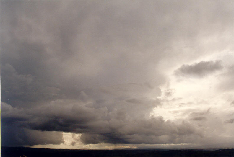 cumulonimbus thunderstorm_base : McLeans Ridges, NSW   2 May 2003