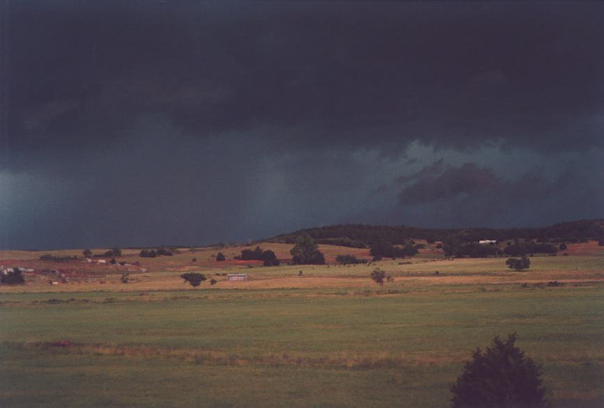 raincascade precipitation_cascade : near Binger, Oklahoma, USA   10 June 2003