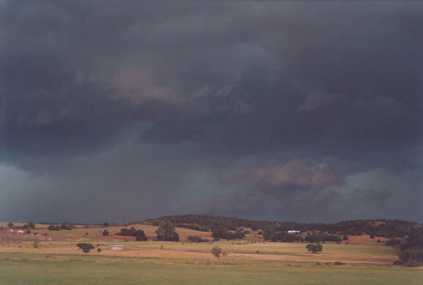 raincascade precipitation_cascade : near Binger, Oklahoma, USA   10 June 2003