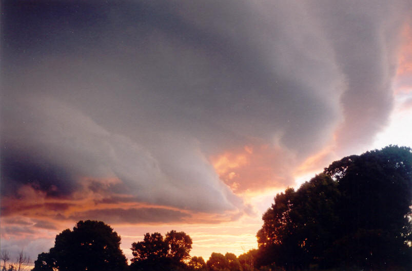 sunset sunset_pictures : Meerschaum, NSW   20 October 2003