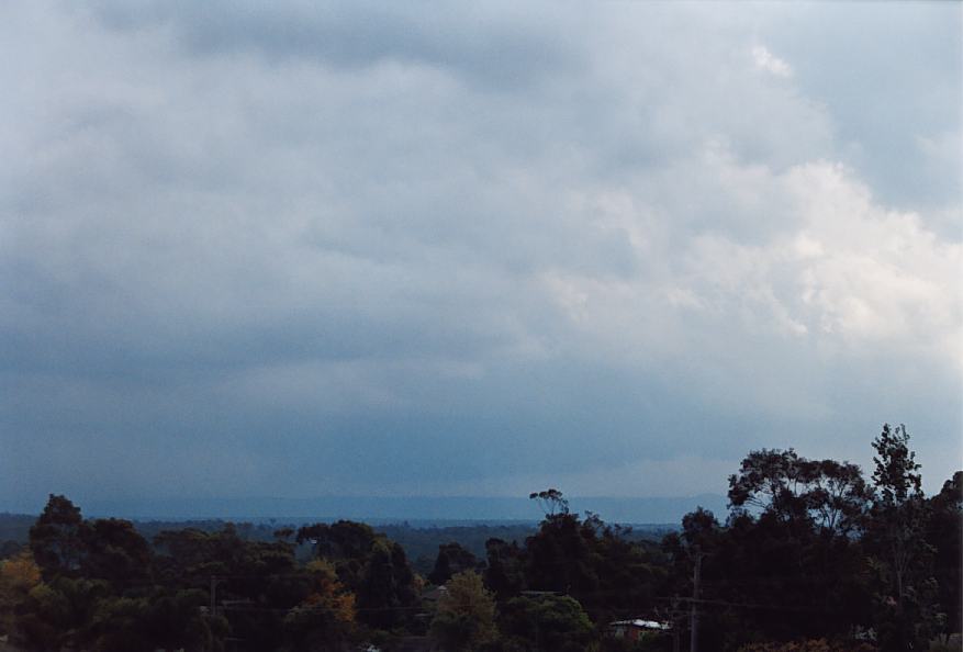 cumulonimbus supercell_thunderstorm : Riverstone, NSW   25 October 2003