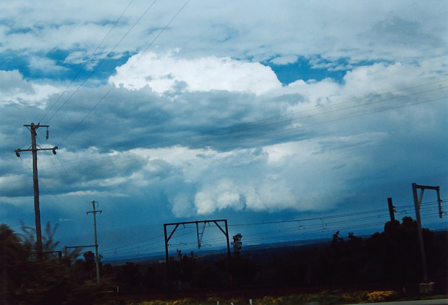 thunderstorm cumulonimbus_calvus : near Blaxland, NSW   30 November 2003