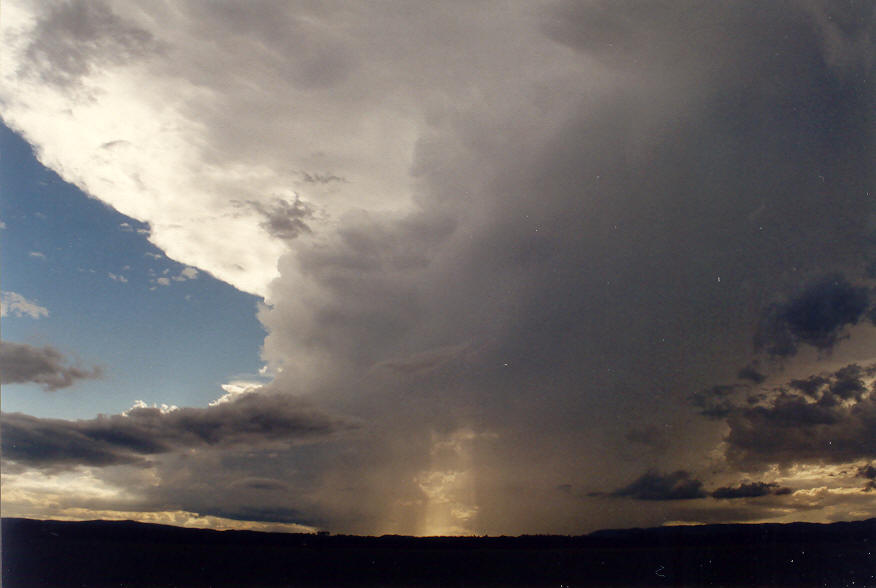 thunderstorm cumulonimbus_incus : N of Casino, NSW   26 January 2004