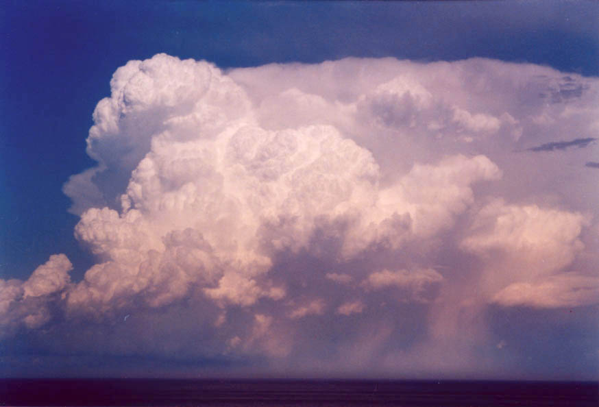 cumulonimbus supercell_thunderstorm : near Manly, NSW   30 January 2004