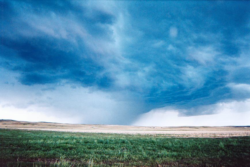 cumulonimbus thunderstorm_base : near Martin, South Dakota, USA   23 May 2004
