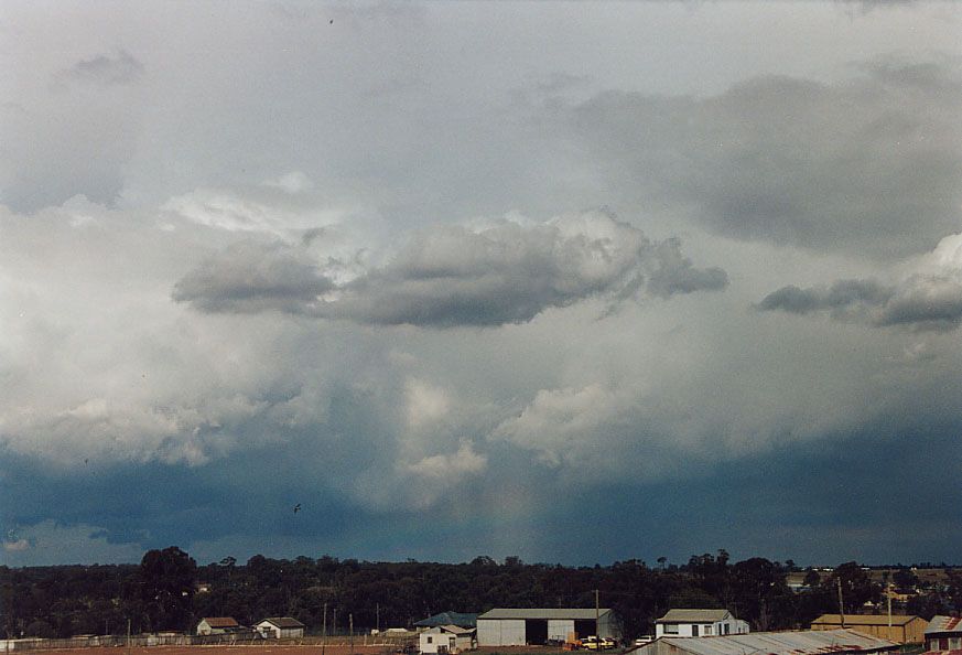 cumulonimbus thunderstorm_base : Schofields, NSW   5 September 2004