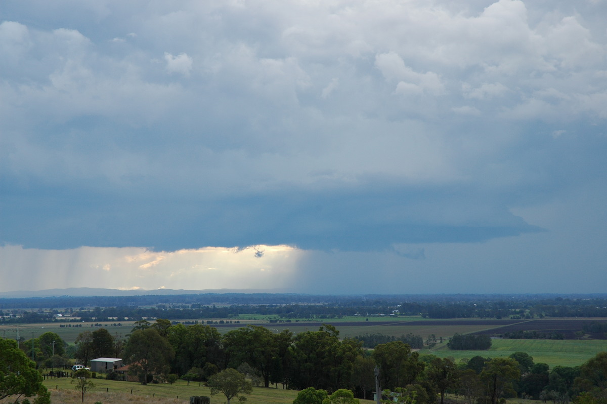 cumulonimbus thunderstorm_base : Tregeagle, NSW   21 October 2004