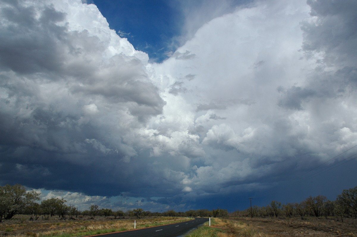 cumulonimbus supercell_thunderstorm : W of Walgett, NSW   8 December 2004