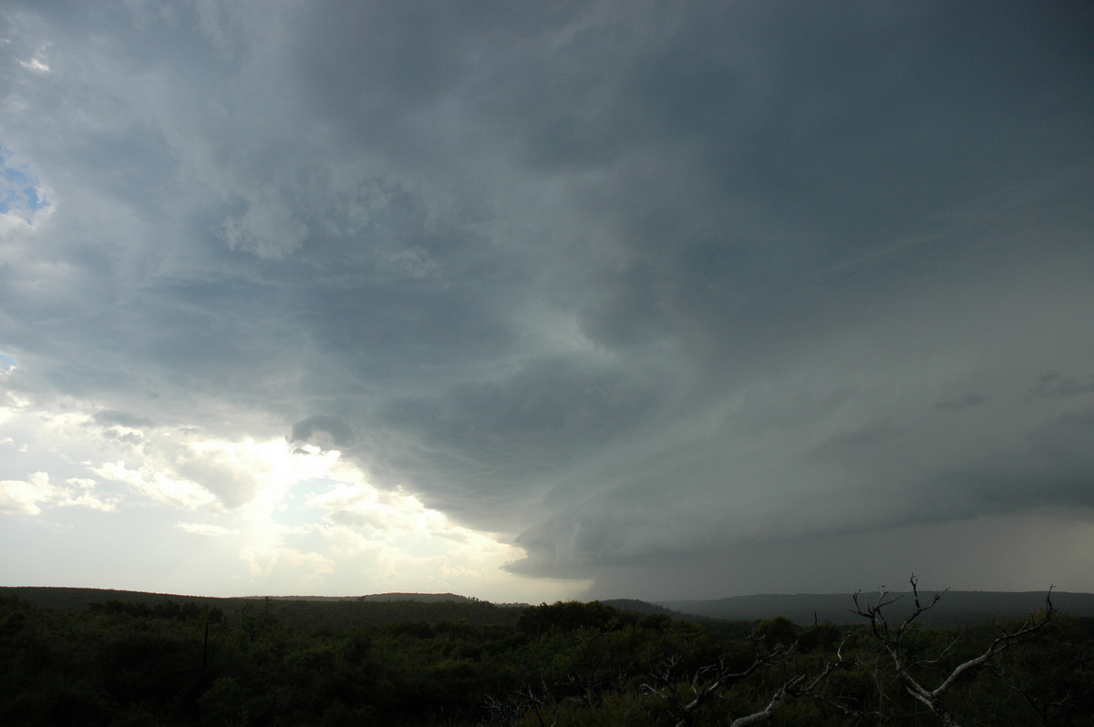 thunderstorm cumulonimbus_incus : Evans Head, NSW   23 December 2004